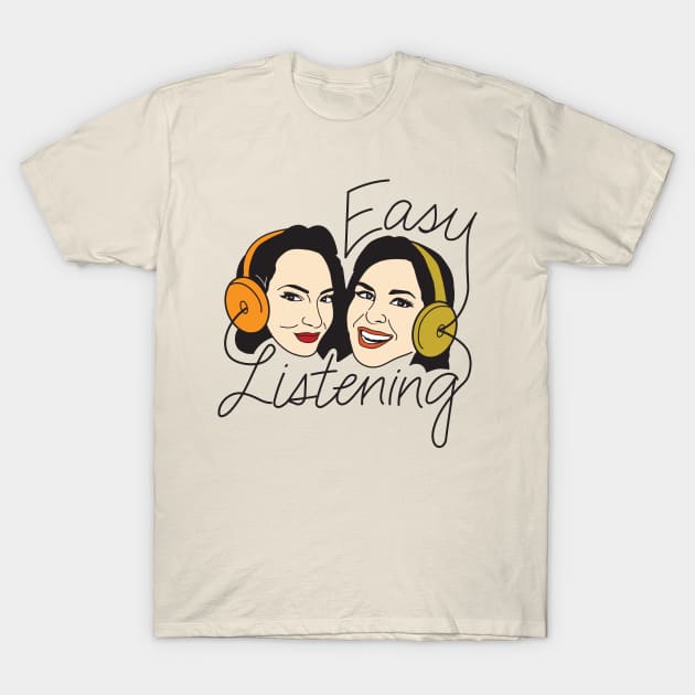 Easy Listening - Two Heads - 70's T-Shirt by Easy Listening 